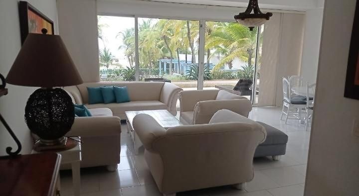Vista Directa Al Mar Amplio Con Terraza Privada Apartamento Cartagena
